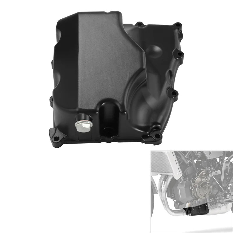TE รถจักรยานยนต์น้ํามัน PAN กรองฝาครอบ ASSY Fit สําหรับ Yamaha MT07 2014-2020 FZ07 2015-2017 XSR700 