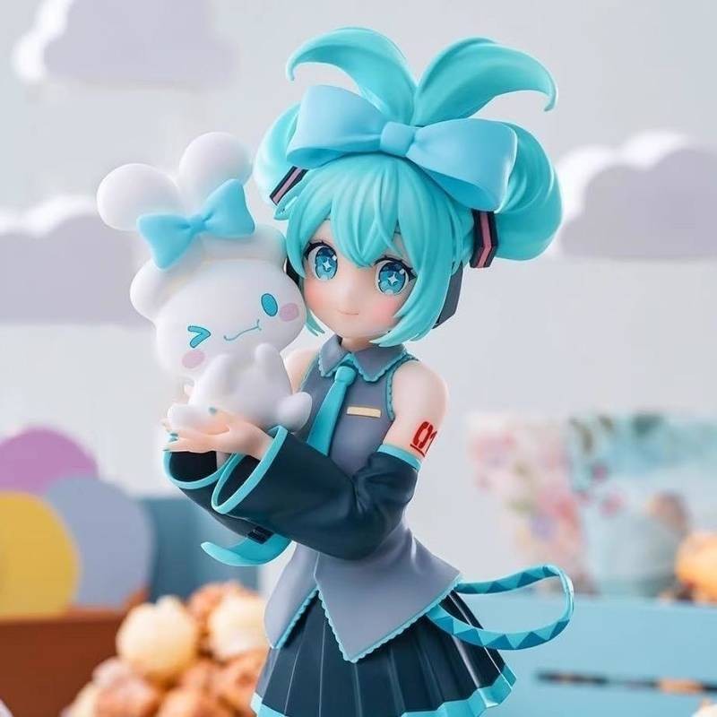【Ready Stock】 Hatsune Miku White Rabbit Cinnamoroll Babycinnamoroll Hatsune Anime Two-Dimensional Mo