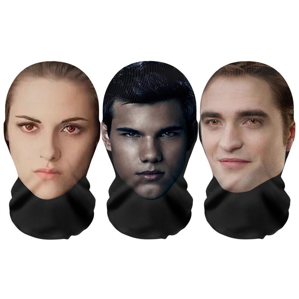 3d พิมพ์ Full Face Mask คนดังหน้ากากคอสเพลย์หน้ากากตลก Kristen Pattinson Robert S6h2