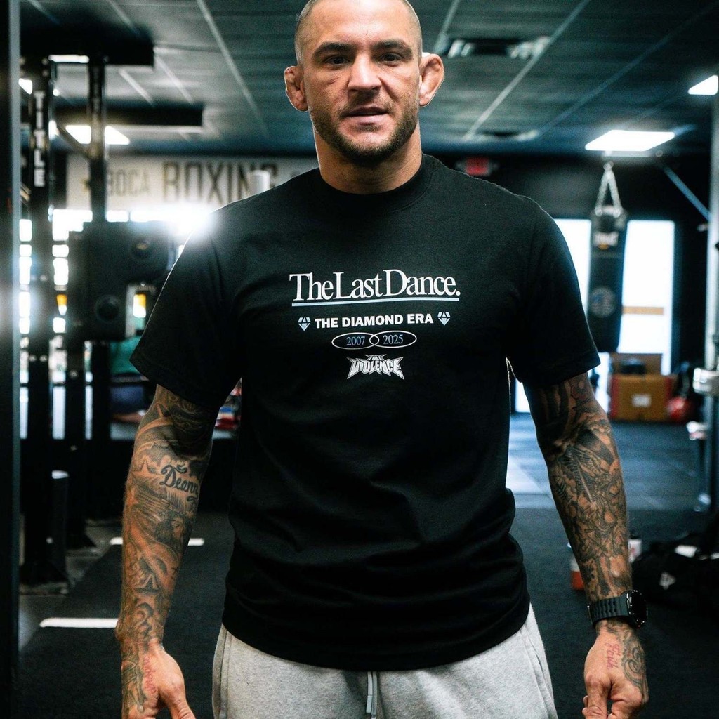 UFC318 Diamond Pu Varyl ใหม่เสื้อยืดแขนสั้นผู้ชาย MMA Boxing Fighting ฤดูร้อนกีฬา