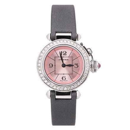 นาฬิกา W3140026 Pink Plate Quartz Ladies Cartier Series Cartier Cartier Cartier Cartier Diamonds