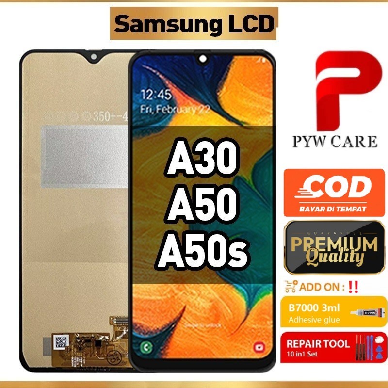 หน้าจอ LCD ที่รองรับสําหรับ Samsung A30 / Samsung A50 / Samsung A50s หน้าจอ TFT LCD