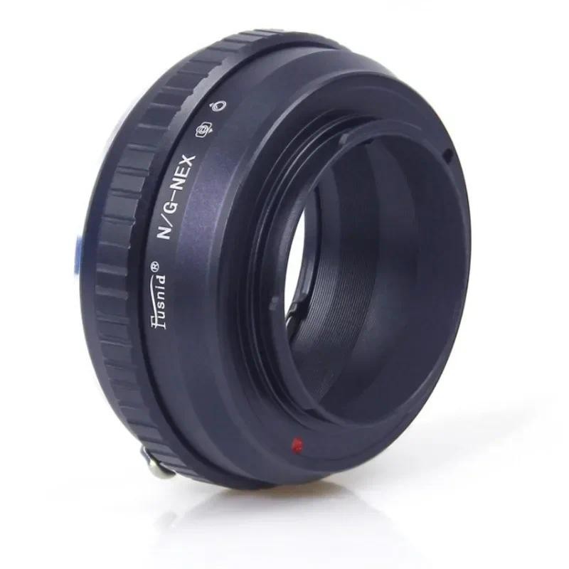 FUSNID อะแดปเตอร์เลนส์สําหรับ Nikon G/D เลนส์ Sony NEX 3/5/6/7 A7 A7r a9 A5100 A6000 กล้อง N/G-NEX M