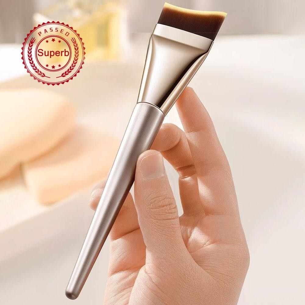 DORAME Fishtail Foundation แปรง Professional ขนแปรงนุ่มอเนกประสงค์สําหรับ Liquid Bb ครีม Travel Z3j3