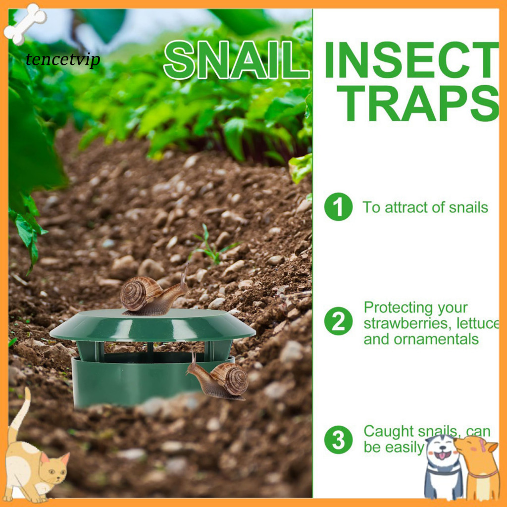 Vip Slug และ Snail Deterrent Reusable เป็นมิตรกับสิ่งแวดล้อมกับดักหอยทากสําหรับ Garden Farm Slug Bee