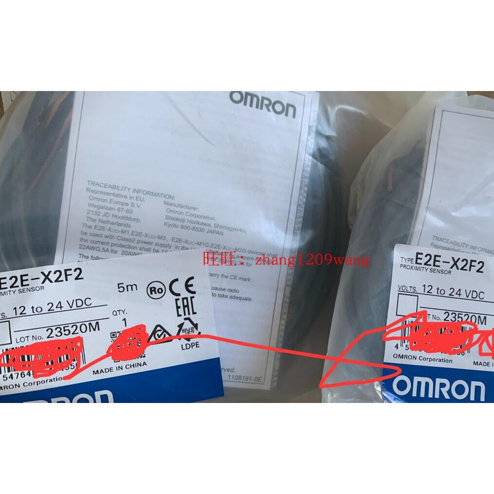 ปลอมหนึ่งโทษสิบ E2E-X1R5E1 E2E-X1R5F1-M3 ต้นฉบับใหม่เอี่ยมของแท้ Omron/Omron