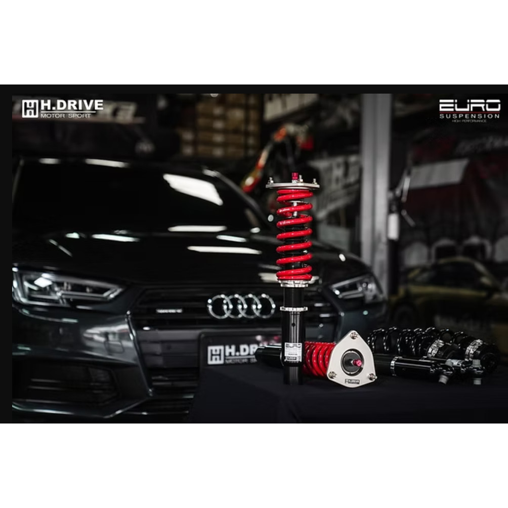 โช้คอัพ โช๊ค โชค H-DRIVE Euro Spec For AUDI TT MK2 8J MK3 8S RS5 A4 A5 Avant A6 A7 Q5 Q7 AWD Wagon S