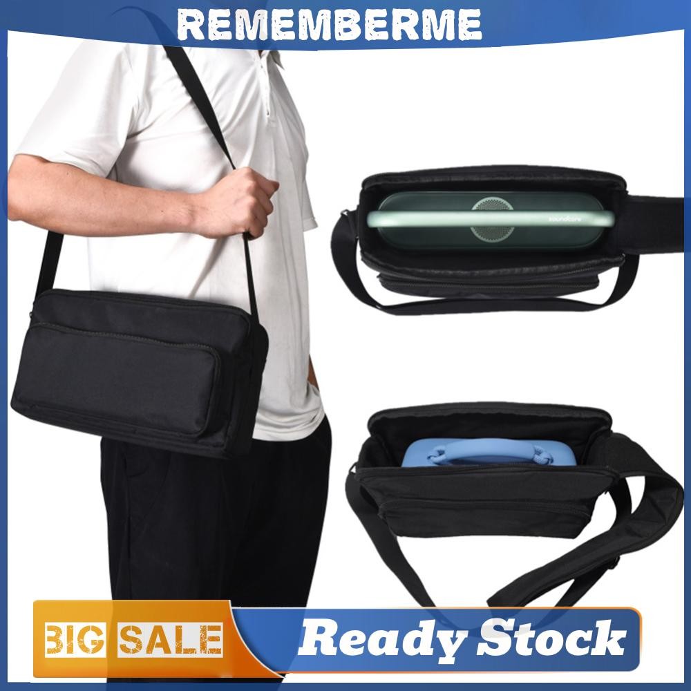 กระเป๋าเดินทางกระเป๋าตาข่ายลําโพงพกพากระเป๋าเก็บกระเป๋าป้องกันสําหรับ Soundcore Motion X600 สําหรับ 