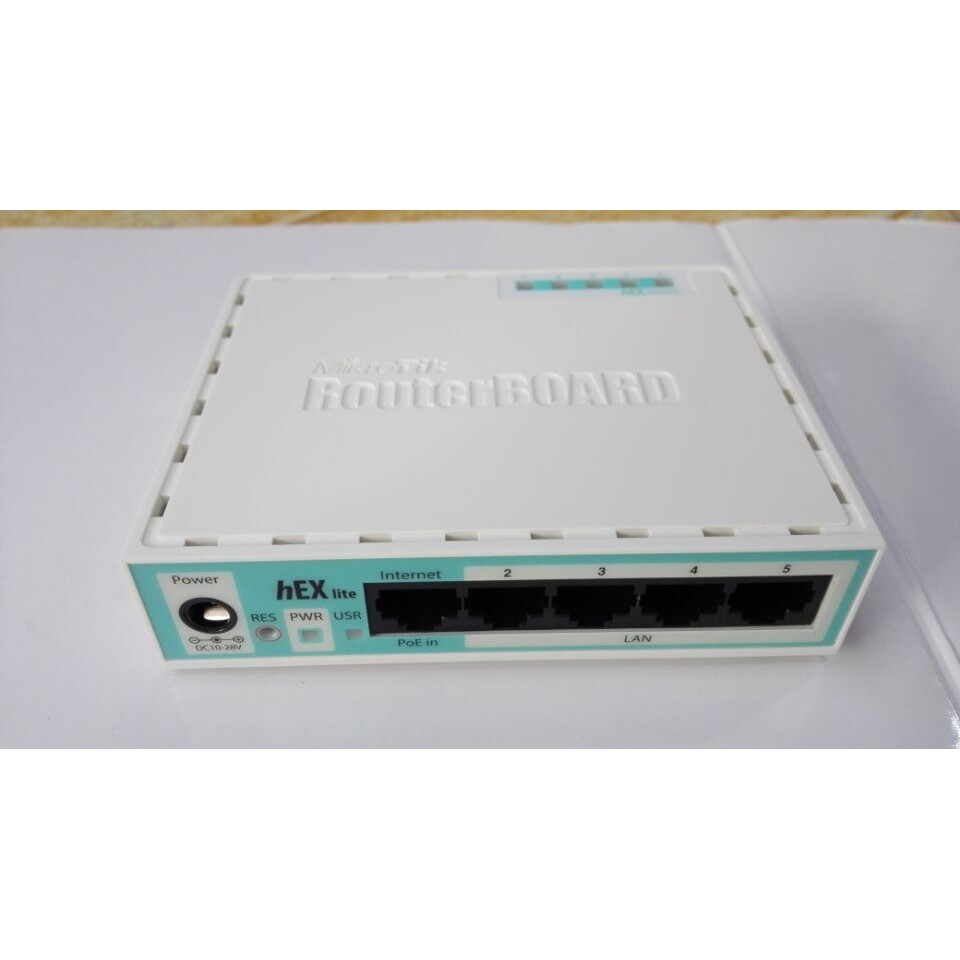 Mikrotik RB750 รุ่นอัพเกรด hEX Lite RB750 R2 ROS 100M เราเตอร์แบบมีสาย