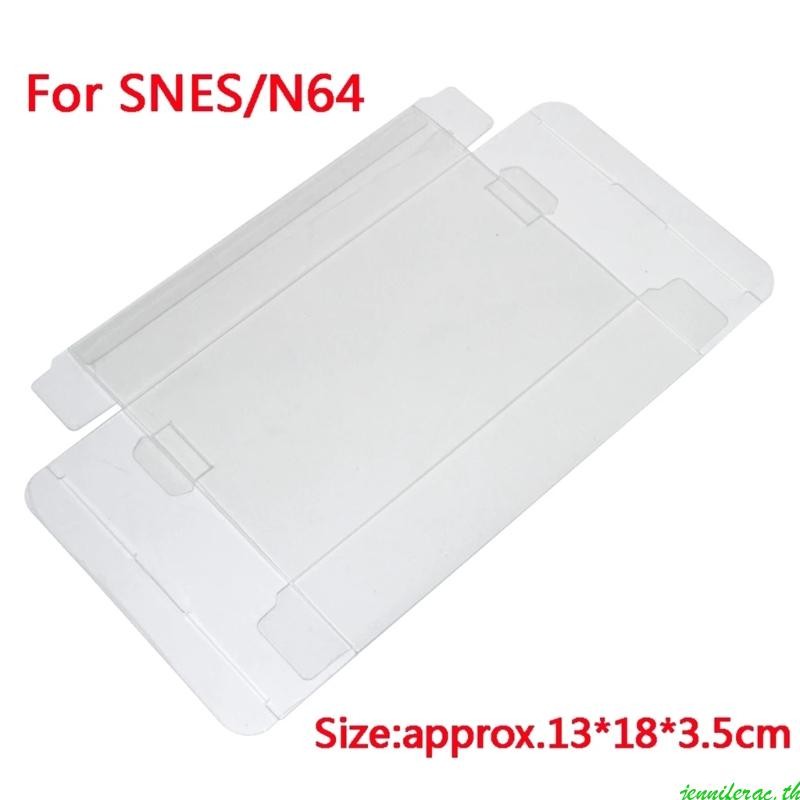 Jenniferac Game เคสแสดงผลพลาสติกสําหรับกล่องเกม SNES N64