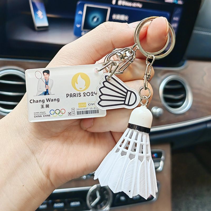 Wang Chang Chen Yufei Shi Yuqi Li Shifeng Liang Wei Keng จี้แบดมินตันกระเป๋าเป้สะพายหลังการ์ดการแข่ง