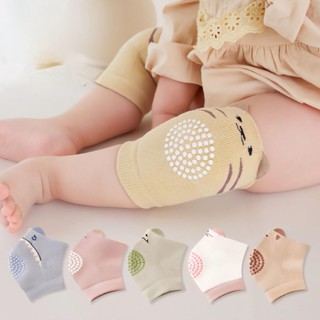 สนับเข่าเด็กวัยคลาน สนับเข่ามีกันลื่น ลายหน้าสัตว์ แต่งหู น่…