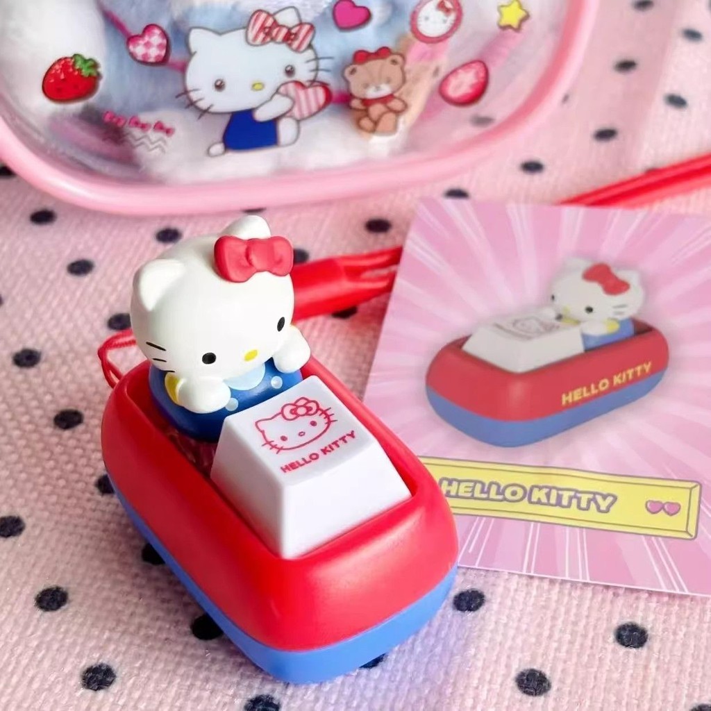สินค้าใหม่พร้อมสต็อก Typewriting Keyboard Decompression Toy Sanrio Hello Kitty Melody Keyboard Butto