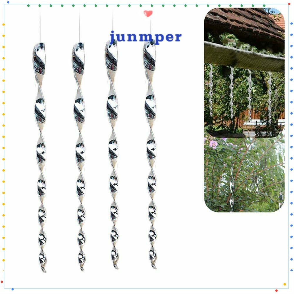 JUNMPER Bird Repeller Plants Crops ป้องกัน Orchard ปกป้องสะท้อนแสงความปลอดภัยหมุน Rod