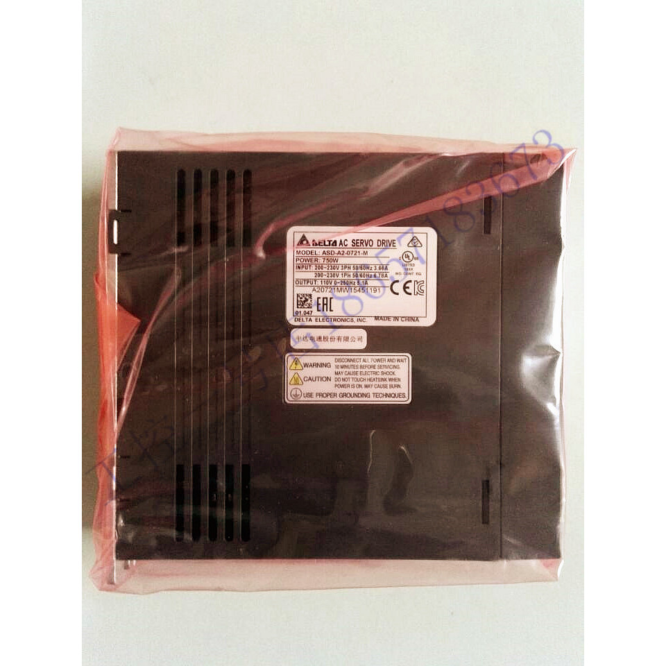 ยี่ห้อใหม่ต้นฉบับไต้หวัน Delta A2 Series 750W Servo Driver ASD-A2-0721-M การประกันคุณภาพ 1 ปีพร้อมสต