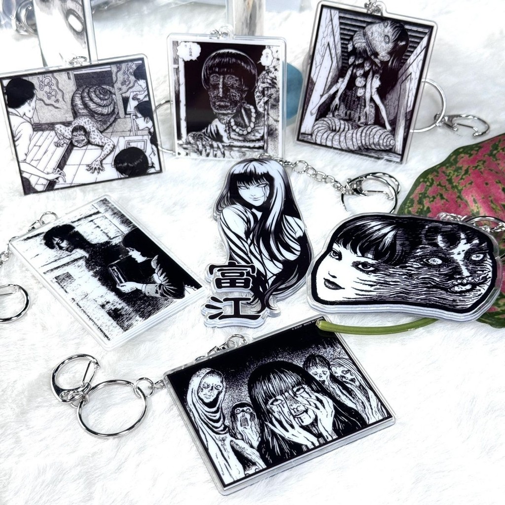 Ito Junji Series Double One Tomie จี้เยาวชนที่สวยงามพวงกุญแจจี้กระเป๋าโฮมเมด