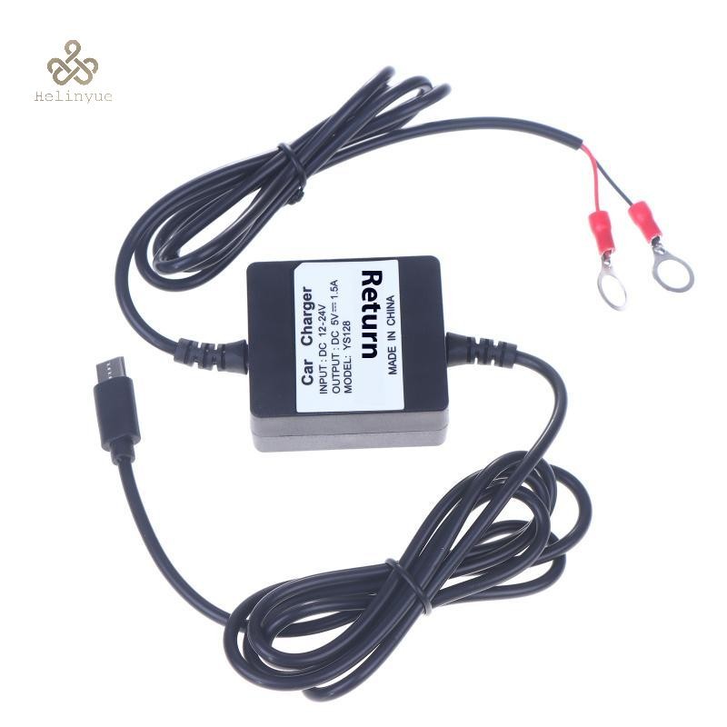HELINYUE 1/2/3PCS GPS Tracker Charger ประเภท C สําหรับ TK905 TK915 TK905B รถแบตเตอรี่ Charger รถสําห
