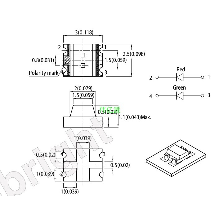 ต้นฉบับวันนี้ 3025 โคมไฟลูกปัดสีแดงและเขียว เคพีบี-3025