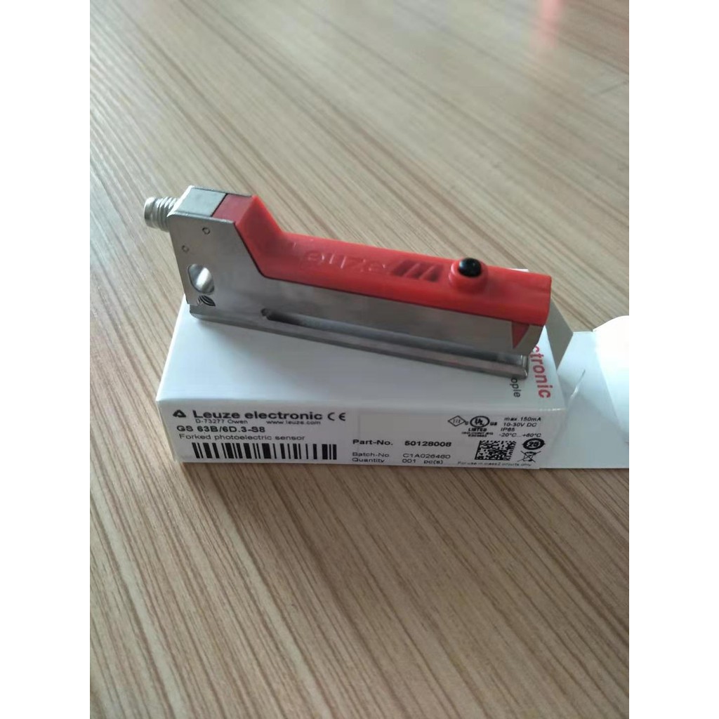 ของแท้ leuze leuze Test GS 63B/6D.3-S8 เครื่องตรวจจับฉลาก Sensor Labeling Machine Slot ประเภท Electr