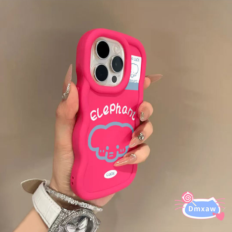 Simple Line Elephant 3D Wave Matteเคสโทรศัพท์สําหรับItel Vision 3 2 2S 1 Plus S25 Ultra S23 S18 S17 