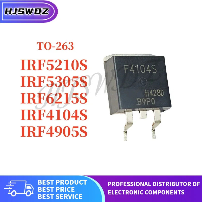 1-5PCS IRF5210S IRF5305S IRF6215S IRF4104S IRF4905S F5210S F5305S F6215S F4104S F4905S STRLP ทรานซิส