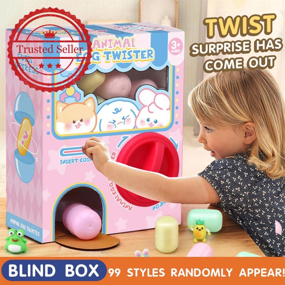 Surprise Egg Unbox Machine ของเล่นเด็ก Surprise Egg Blinbox Baby Gashapon Machine Christmas B5