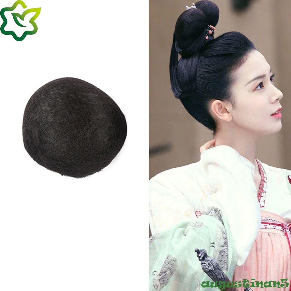วิกผมHanfu สไตล์จีน ขนาดใหญ่สีดำ ผมปลอมคุณภาพสูงแบบธรรมชาติ DIY