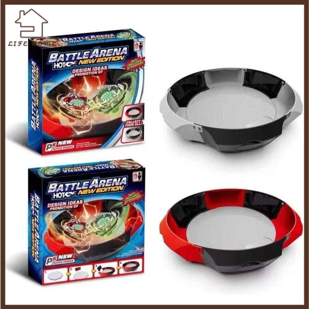 YELGIRL Bursting Gyro Arena Disc, PP Fighting Beyblade Ball Playground Gyro Disk, ทนทานที่ถอดออกได้ 