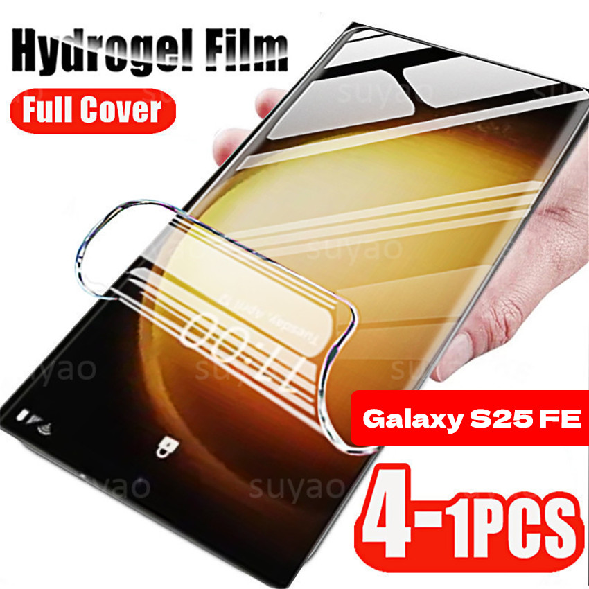 สําหรับ Samsung Galaxy S25FE S25 FE 2025 ฟิล์มไฮโดรเจลด้านหน้า Clear SamsungS25FE Ultra Plus S24 ป้องกันหน้าจอนุ่มไฮดรอลิก HD Nano เคลือบป้องกันดูคลุมทั้งหมด