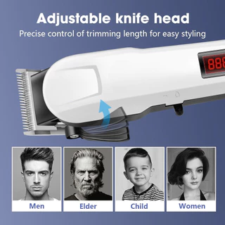 PG809A ตัดผมไฟฟ้า Maching ไร้สาย Trimmer Men Professional Clipper Machine ชาร์จตัดผม
