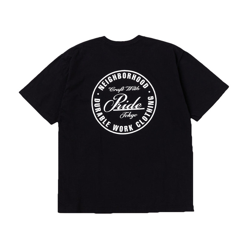 เสื้อยืด NEIGHBORHOOD NH. TEE SS-2 ดีไซน์โลโก้ตัวอักษร แขนสั้น คอรอบ คุณภาพพรีเมียม