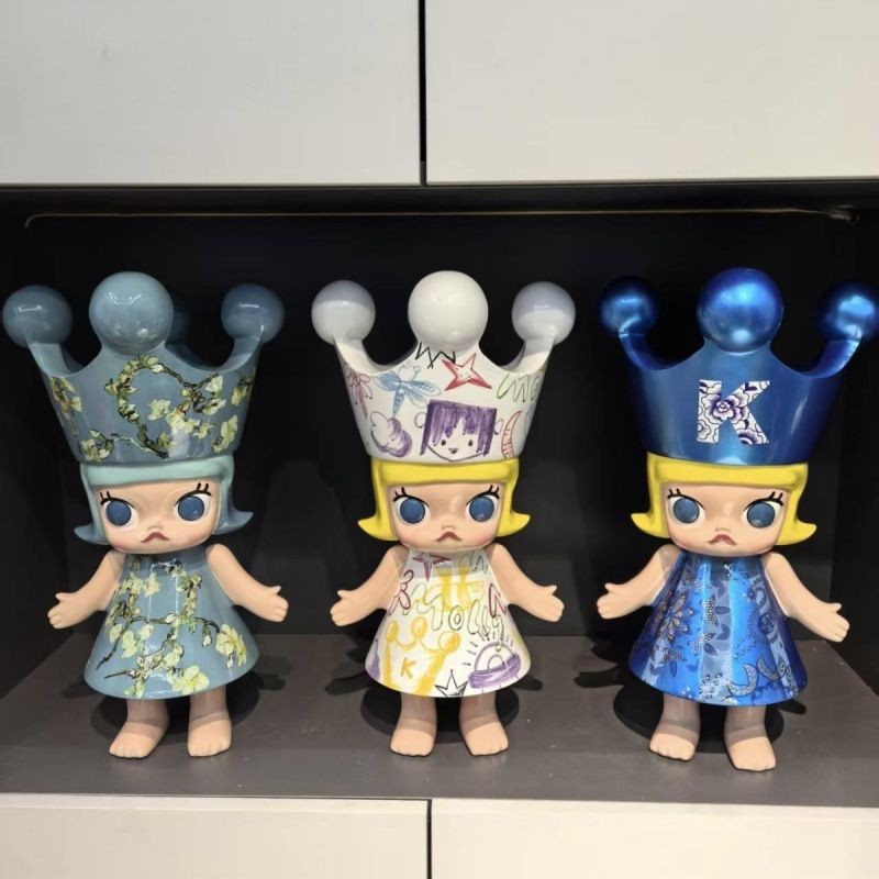 New Crown Princess Hand-Made Desktop อินเทรนด์เล่นตกแต่งแอปริคอทดอกไม้ Childlike Princess Big Baby อินเทรนด์เล่นตกแต่ง