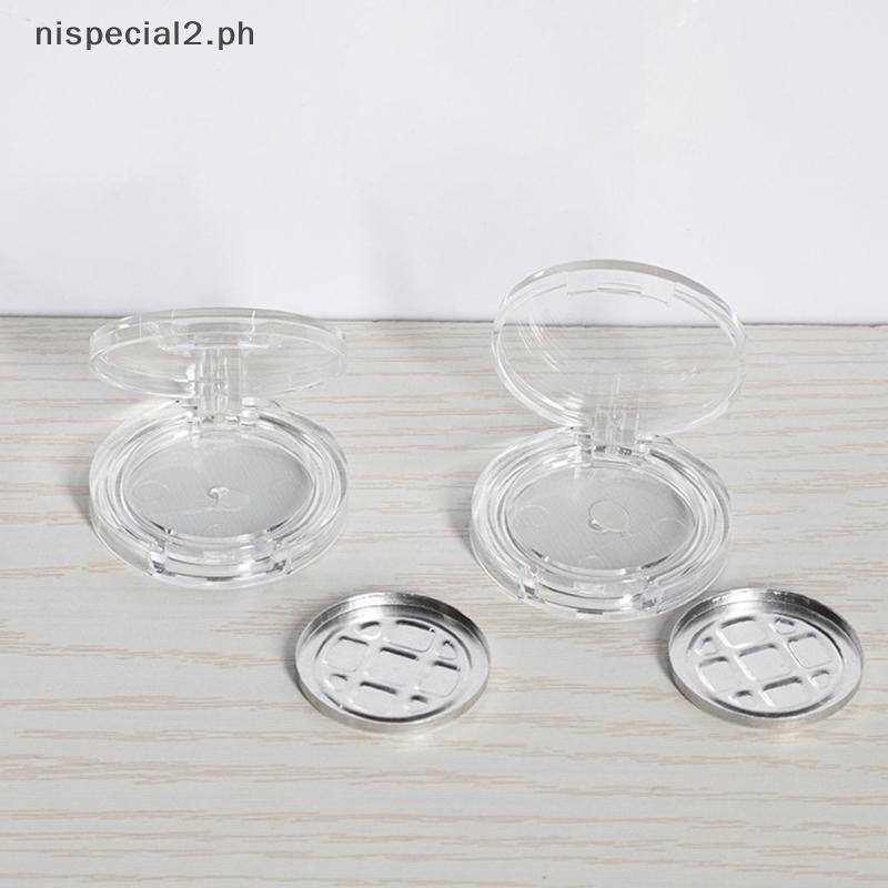 Nispecial2 2.5g Empty Single Slot Eyeshadow Palette Blush กล่องเครื่องสําอางแบบพกพาแต่งหน้าคอนเทนเนอ