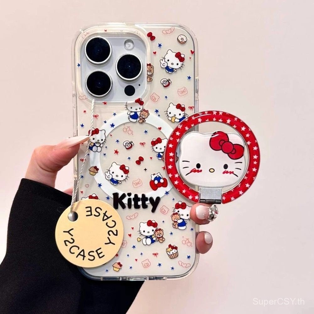 เคสโทรศัพท์เหมาะสําหรับiPhone 7 8 X XS XR XSMAX 11 12 13 14 15 16 17 Pro max Plus AirพับKitty Catแม่