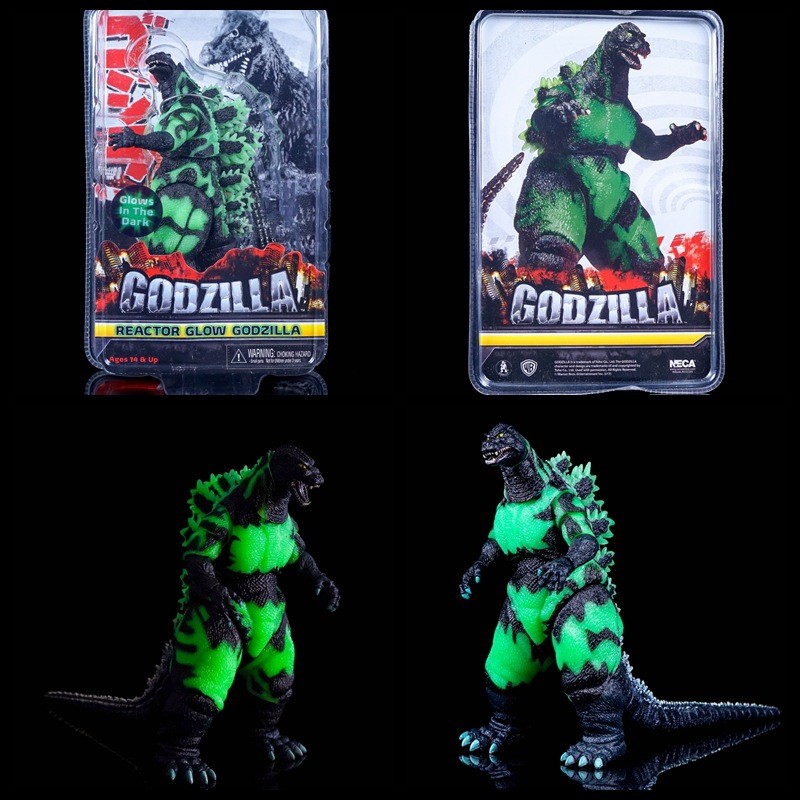 NECA Reactor Shining Godzilla Godzilla Godzilla Luminous Version Joint Movable Dinosaur Figure Model