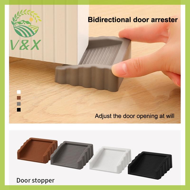 [Snowth] 1/2/3 ชิ้นยาง Wedge Door Guards ความปลอดภัยป้องกันตะเข็บป้องกันหยิกมือประตูป้องกันความปลอดภ