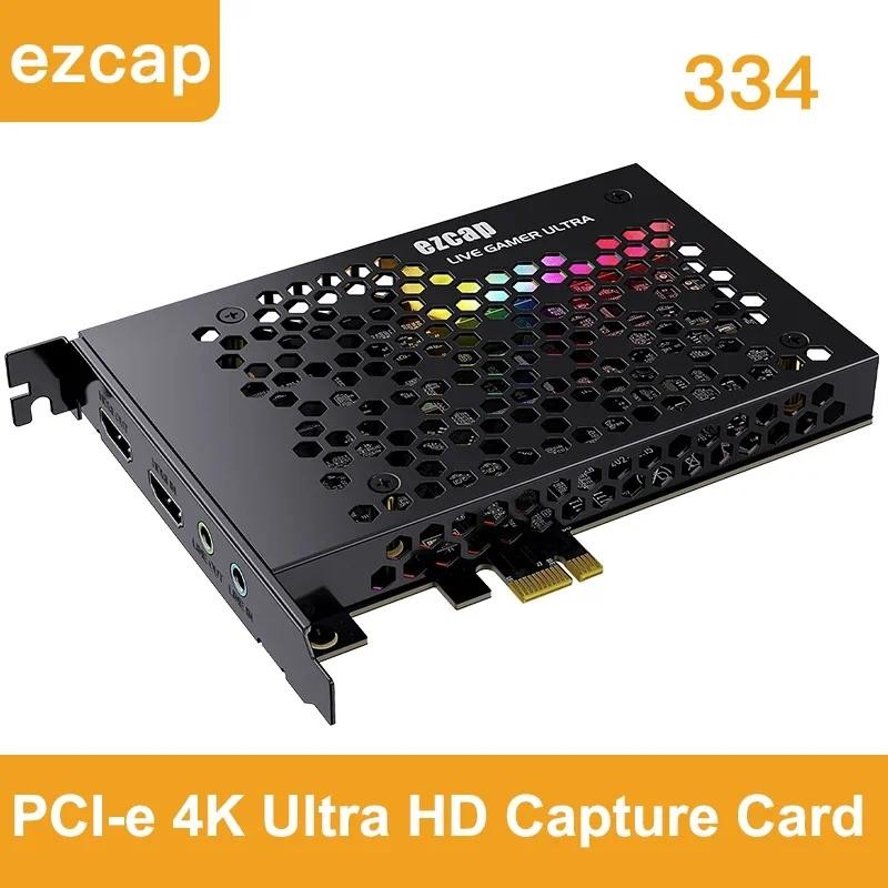 4K 60Hz HDR Loop PCI-e HDMI Video Capture Card 4Kp30 1080P120 บันทึกวิดีโอ Live Streaming สําหรับ Ni