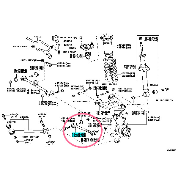 CHASER MARK 2 GX90 JZX90 JZX100 ล้อหลังควบคุมแขน Tie Rod พร้อม Ball Head ด้านหลัง Tie Rod