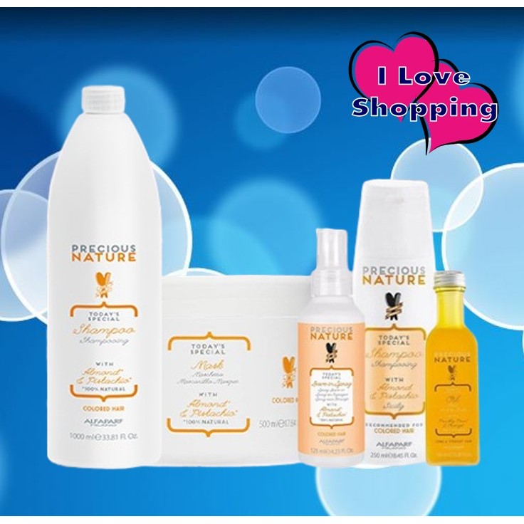 Alfaparf Precious Nature Coloured Hair Shampoo/Mask/Oil/Spray ชุดบำรุงเส้นผมหลังการทำสี