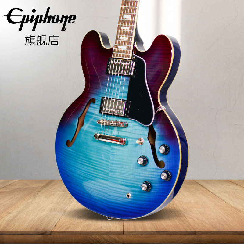 Epiphone กีตาร์ไฟฟ้า ES-335/339 ตามทันเดอร์ลมบากกีตาร์โลหะนักเรียนฝึกประสิทธิภาพระดับมืออาชีพ