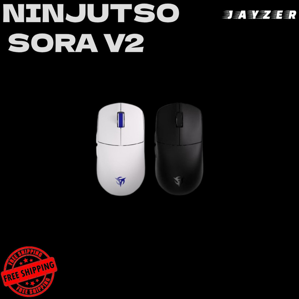 SG NINJUTSO Sora V2 เมาส์แก๊งโหมดคู่HT99 ZZEY