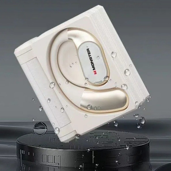 ใหม่ Monster แขวนหูประเภทชุดหูฟังบลูทูธไร้สาย AC530 หูฟังกีฬาหูฟังไม่ชนิดใส่ในหู Bone Conduction กีฬ