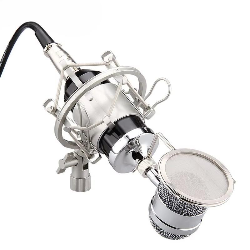 BM502 ไมโครโฟนคาราโอเกะ BM8000 Studio Condenser Mic Bm-8000 สําหรับร้องเพลงบันทึกคอมพิวเตอร์ Livehou