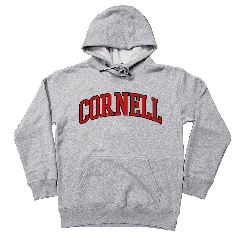 ฤดูใบไม้ผลิฤดูใบไม้ร่วงฤดูหนาว Cornell University Hooded Loose School Uniform Cornell vintage Retro 