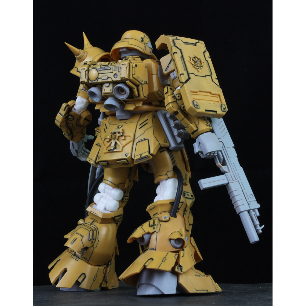 Replica Two-turn Industrial Gear Ready Stock RE 1/100 Zaku 2 ถึง FZ gk ดัดแปลงแม่พิมพ์สีขาว