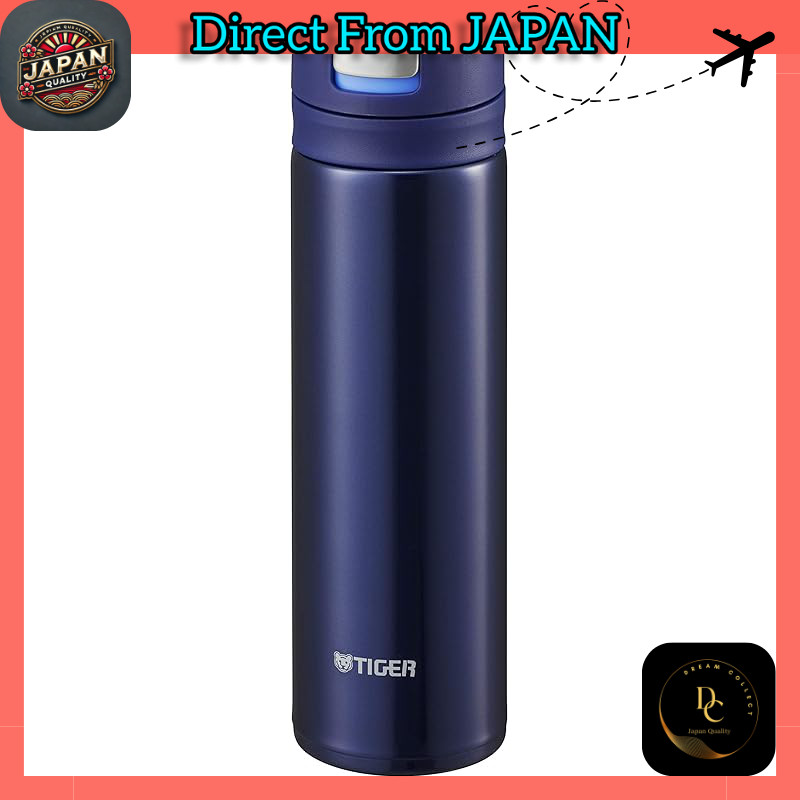 Tiger Thermal Flask One-Touch Mug Bottle 300ml with 6 Hours Insulation - Ideal for Home Use - Daisy 