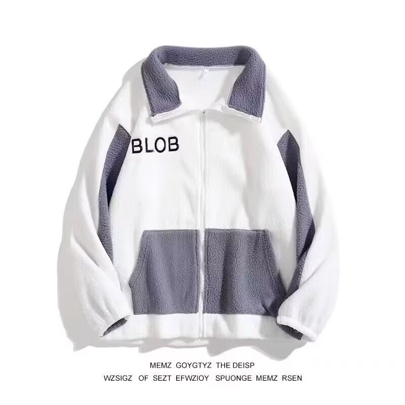 2025 NEW 2025 Lamb Wool Spring and Autumn Style Ins Trend Men's Jacket Trendy Literary Standard New 