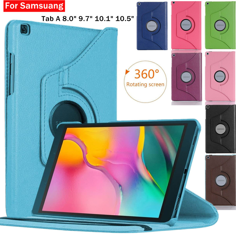 360° หมุนสําหรับ Samsunang Galaxy Tab A/A6 8.0" 9.7" 10.1" 10.5" พร้อม s pen 2019/2017/2018 SM-T290 