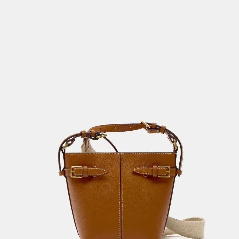 Zara กระเป๋าสะพายข้างผู้หญิง สไตล์ใหม่ All-Match Retro Buckle