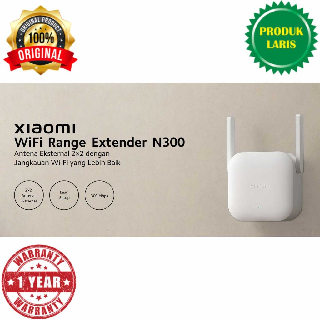 Xiaomi WiFi Range Amplify Extender 300Mbps - N300